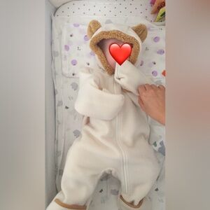 6-12 Months Columbia Baby Tiny Bear II Bunting - Full Body Fleece Suit Onesie